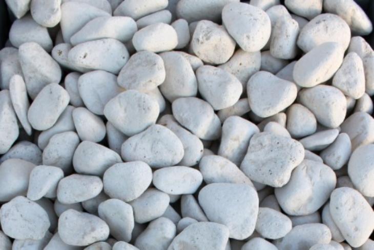 Белая галька галтовка (20-40 мм.)  купить в Коломне от производителя, без посредников