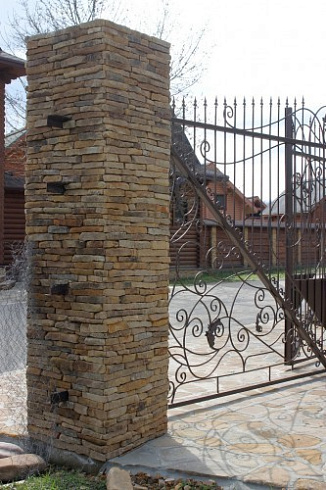 Kamenclub.ru: Песчаник (хворост) art PSG-5-06  купить в Коломне    1 900 руб/кв.м   фото КАМЕНЬ КЛУБ