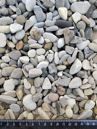 Галька черноморская фр. 10-20 мм.  купить в Коломне фото Камень Клуб