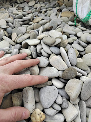 Галька черноморская фр. 40-70 мм.  купить в Коломне фото Камень Клуб