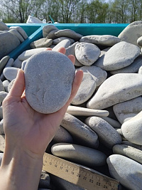 Галька черноморская фр. 100-150 мм.  купить в Коломне фото Камень Клуб