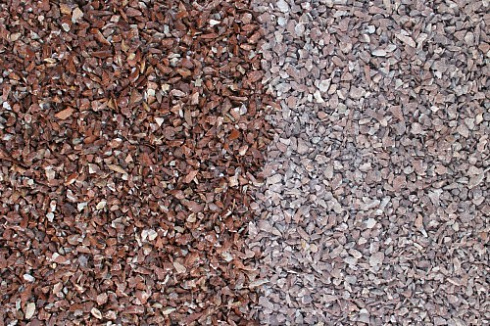 Kamenclub.ru: Мраморная крошка (щебень крошка розовый) фр. 5-10 мм.  купить в Коломне мрамор розовый, красный щебень колотый ландшафтный декоративный  11000 руб/т   фото КАМЕНЬ КЛУБ