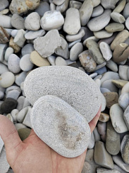 Галька черноморская фр. 50-100 мм.  купить в Коломне фото Камень Клуб