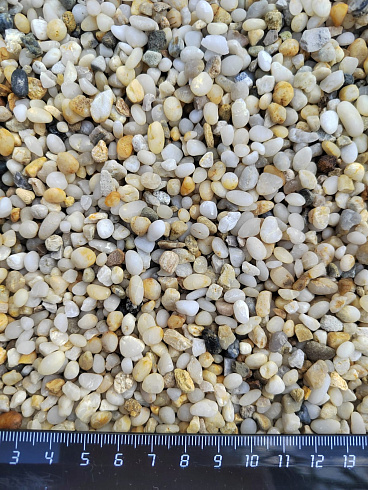 фото Галька крымская жемчужная фр. 3-5 мм. купить в Коломне  в интернет-портале КАМЕНЬ КЛУБ