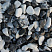 Kamenclub.ru: Мраморная крошка (щебень галтованный микс:зеленый-черный) фр.10-20 мм.  купить в Коломне мрамор зеленый, черный декоративные ландшафтные окатанные округлые камни щебня 14500 руб/т   фото КАМЕНЬ КЛУБ
