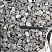 Kamenclub.ru: Щебень галтованный черный (мрамор) фр.40-70 мм.  купить в Коломне мрамор черный с белыми прожилками, черный, белый щебень галтованный округлый 13500 руб/т   фото КАМЕНЬ КЛУБ