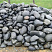 Kamenclub.ru: Темно-серый валунчик фр.100-300 мм.  купить в Коломне крупный природный камень серый, темно-серый, светло-серый речная галька большого размера окатанная 4500 руб/т   фото КАМЕНЬ КЛУБ