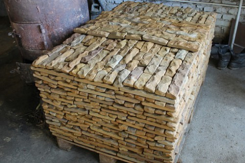 Kamenclub.ru: Песчаник (плитка) art PSG-5-02  купить в Коломне    2400 руб/кв.м   фото КАМЕНЬ КЛУБ