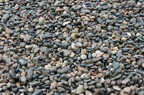 Kamenclub.ru: Галька речная окат (серая) фр.40-60 мм купить  в Коломне галька речная серый бежевый рыжий коричневый округлый речной камень 5000 руб/т   фото КАМЕНЬ КЛУБ