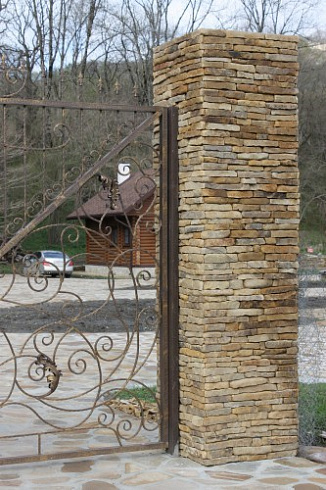 Kamenclub.ru: Песчаник (хворост) art PSG-5-06  купить в Коломне    1 900 руб/кв.м   фото КАМЕНЬ КЛУБ