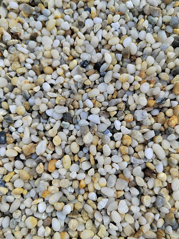 фото Галька крымская жемчужная фр. 3-5 мм. купить в Коломне  в интернет-портале КАМЕНЬ КЛУБ