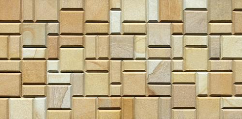 Kamenclub.ru: Песчаник (Римская кладка) art PSG-L-02  купить в Коломне    3750 руб/кв.м   фото КАМЕНЬ КЛУБ