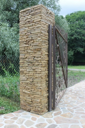 Kamenclub.ru: Песчаник (хворост) art PSG-5-06  купить в Коломне    1 900 руб/кв.м   фото КАМЕНЬ КЛУБ