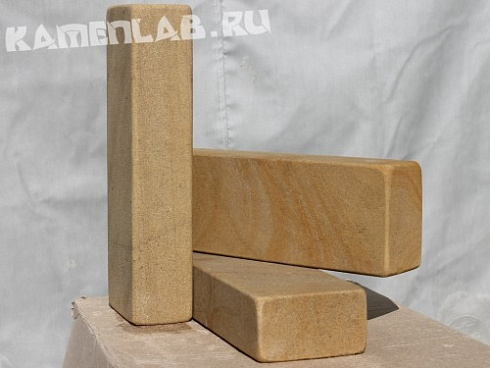 Kamenclub.ru: Бордюр садовый (песчаник) art PSG-B-01  купить в Коломне    500 руб за 1 мп   фото КАМЕНЬ КЛУБ