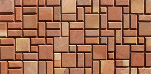 Kamenclub.ru: Песчаник (Римская кладка) art PSK-L-02  купить в Коломне    3950  руб/кв.м   фото КАМЕНЬ КЛУБ