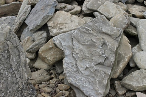 Kamenclub.ru: Песчаник декоративный ландшафтный (фр. 300-500 мм)  купить в Коломне песчаник желтый рыжий серый зеленый валун речной окатанный природный песчаника 4 500 руб/т   фото КАМЕНЬ КЛУБ